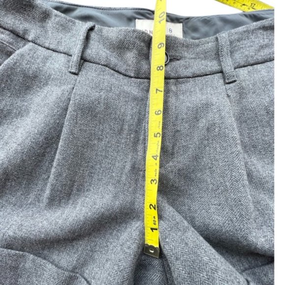 🌸4/$30🌸  NWOT Old Navy Lined Herringbone Wool Trouser Shorts - Picture 11 of 16